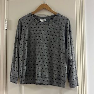 Target Gray Crewneck with Black Stars Size Medium
